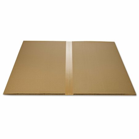 Deflecto Chair Mat 36"x48", Traditional Lip Shape, Clear, for Hard Floor CM21112